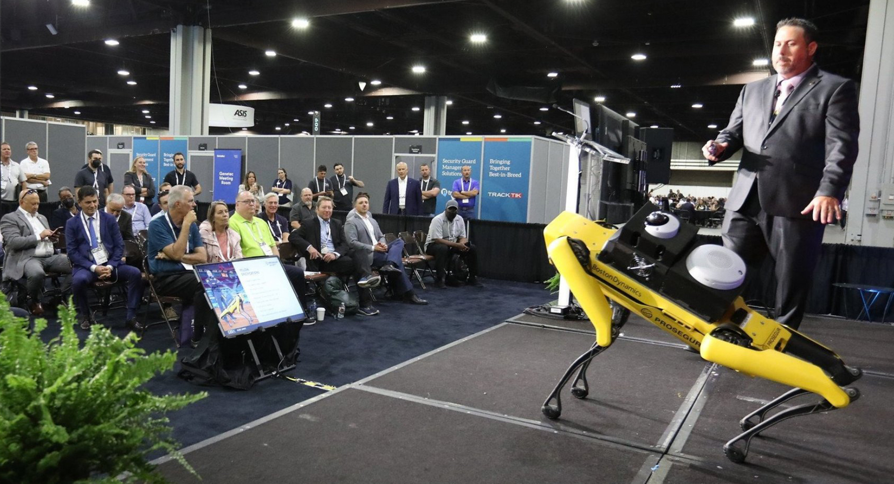 Prosegur's robot dog Yellow is meant to augment a security guard force, not replace it.