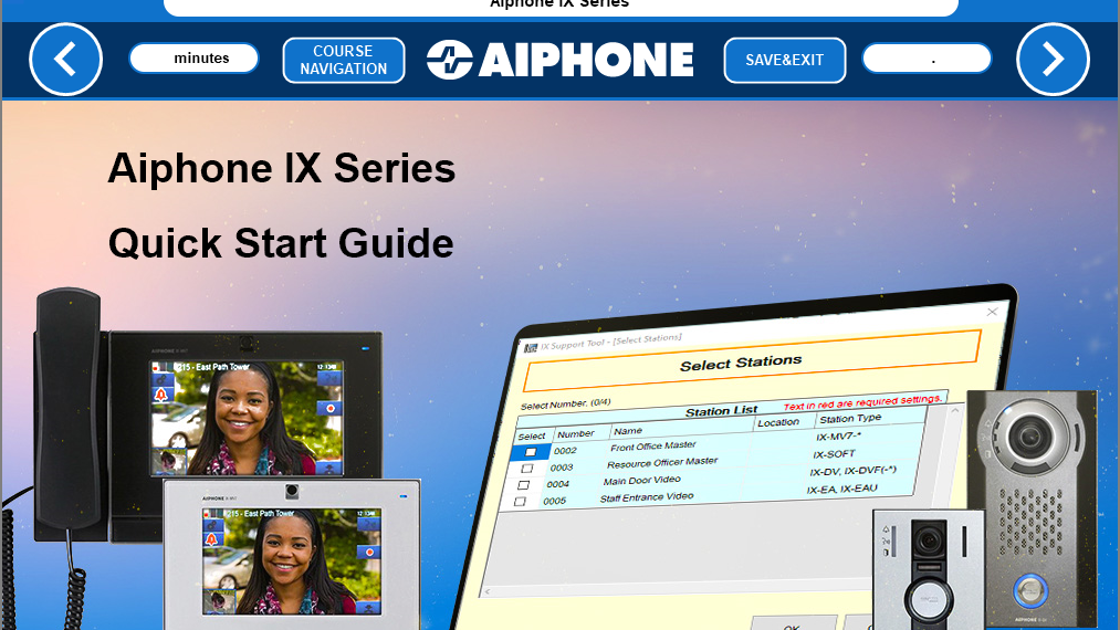 Aiphone Course Screenshot