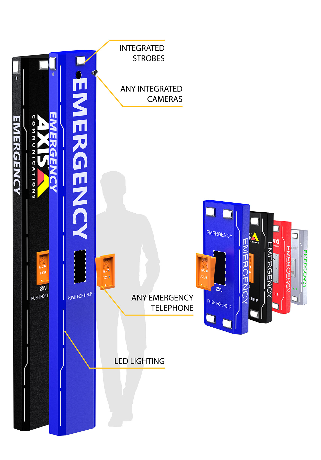 Pedestal Pro Axis2 N Tower Wall Unit Image