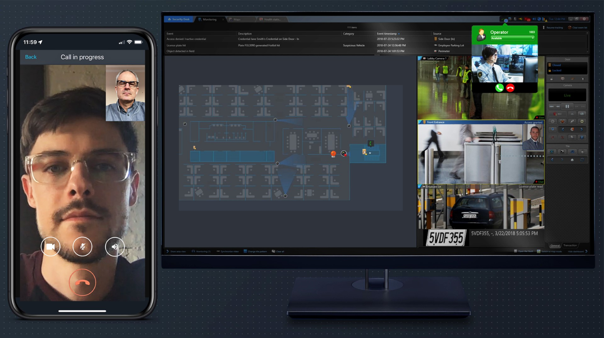 Thumbnail Screenshot Genetec Mobile X Sipelia V2%201