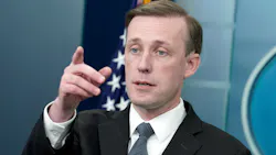 National security adviser Jake Sullivan speaks at a press briefing at the White House in Washington, D.C., on March 22, 2022. National security adviser Jake Sullivan speaks at a press briefing at the White House in Washington, D.C., on March 22, 2022.