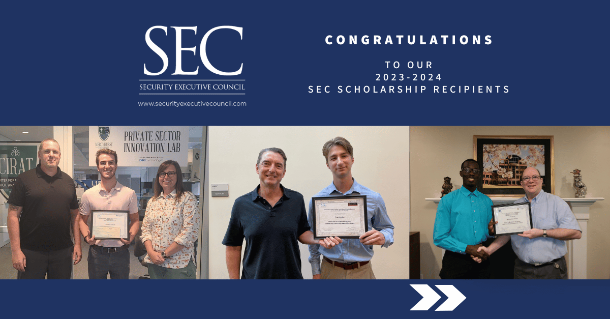 2023 2024 Sec Scholarship Recipients