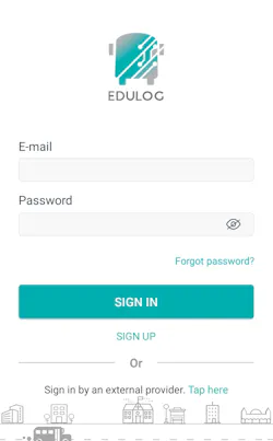 Edulog Parent Portal Lite login screen Edulog Parent Portal Lite login screen
