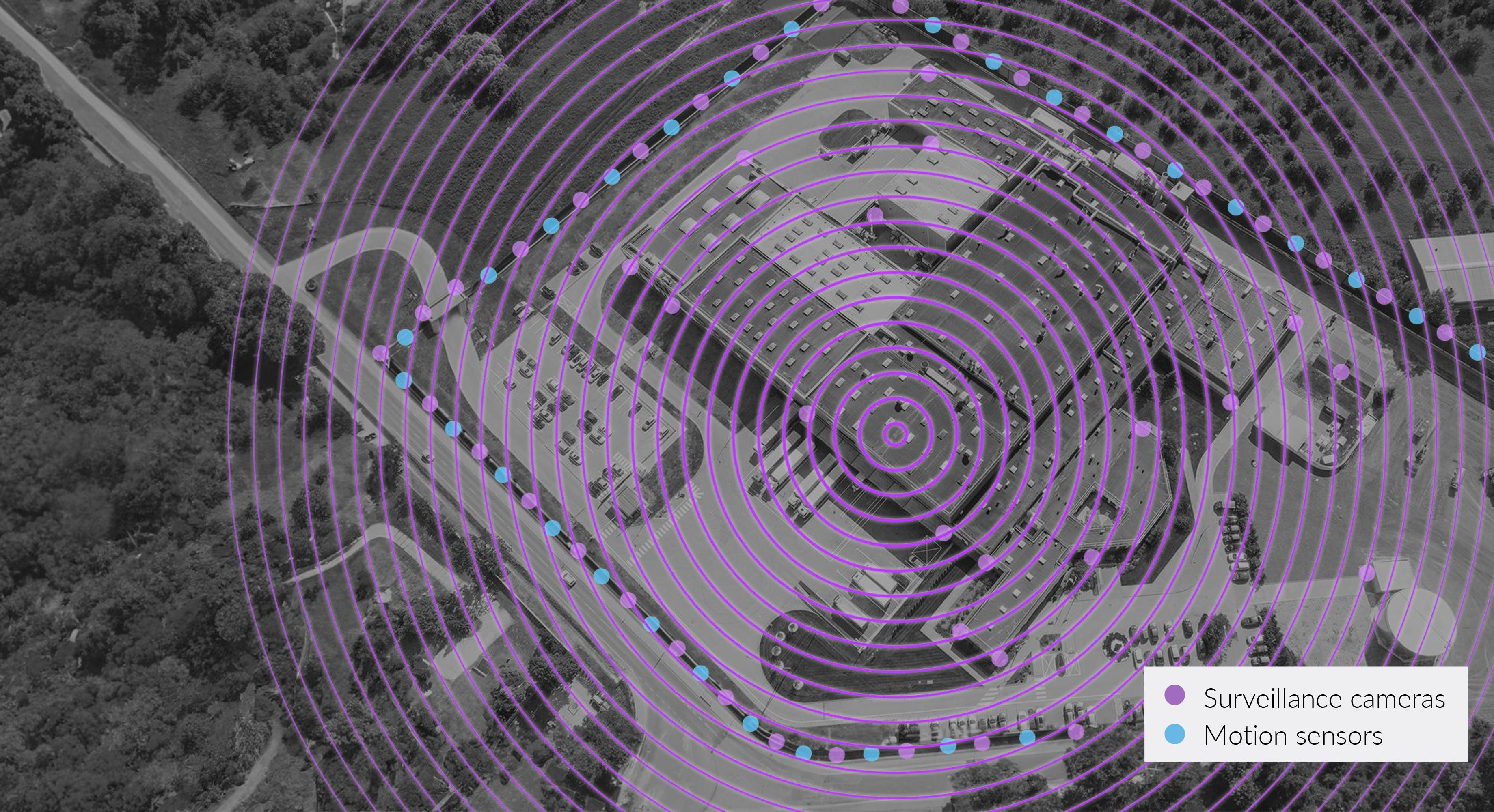 Wi-Fi HaLow technology can enable wireless cameras and sensors across a large business campus to maintain steady connectivity.