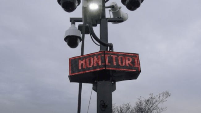 Digital Signage for Mobile Surveillance Units