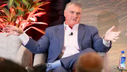 Steve Jones of Allied Universal explained how guard forces now tend to be on the front lines when it comes to crime response. Steve Jones of Allied Universal explained how guard forces now tend to be on the front lines when it comes to crime response.