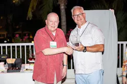 Pictured (l to-r): Bill Hobgood and TMA President Steve Butkovich. Pictured (l to-r): Bill Hobgood and TMA President Steve Butkovich.