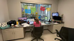 Each visitor is directed to a secure vestibule upon arriving from the visitors’ parking area. This is the only designated entry point for visitors, and once inside, the area is secured, and visitors must go through a check-in process. Each visitor is directed to a secure vestibule upon arriving from the visitors’ parking area. This is the only designated entry point for visitors, and once inside, the area is secured, and visitors must go through a check-in process.