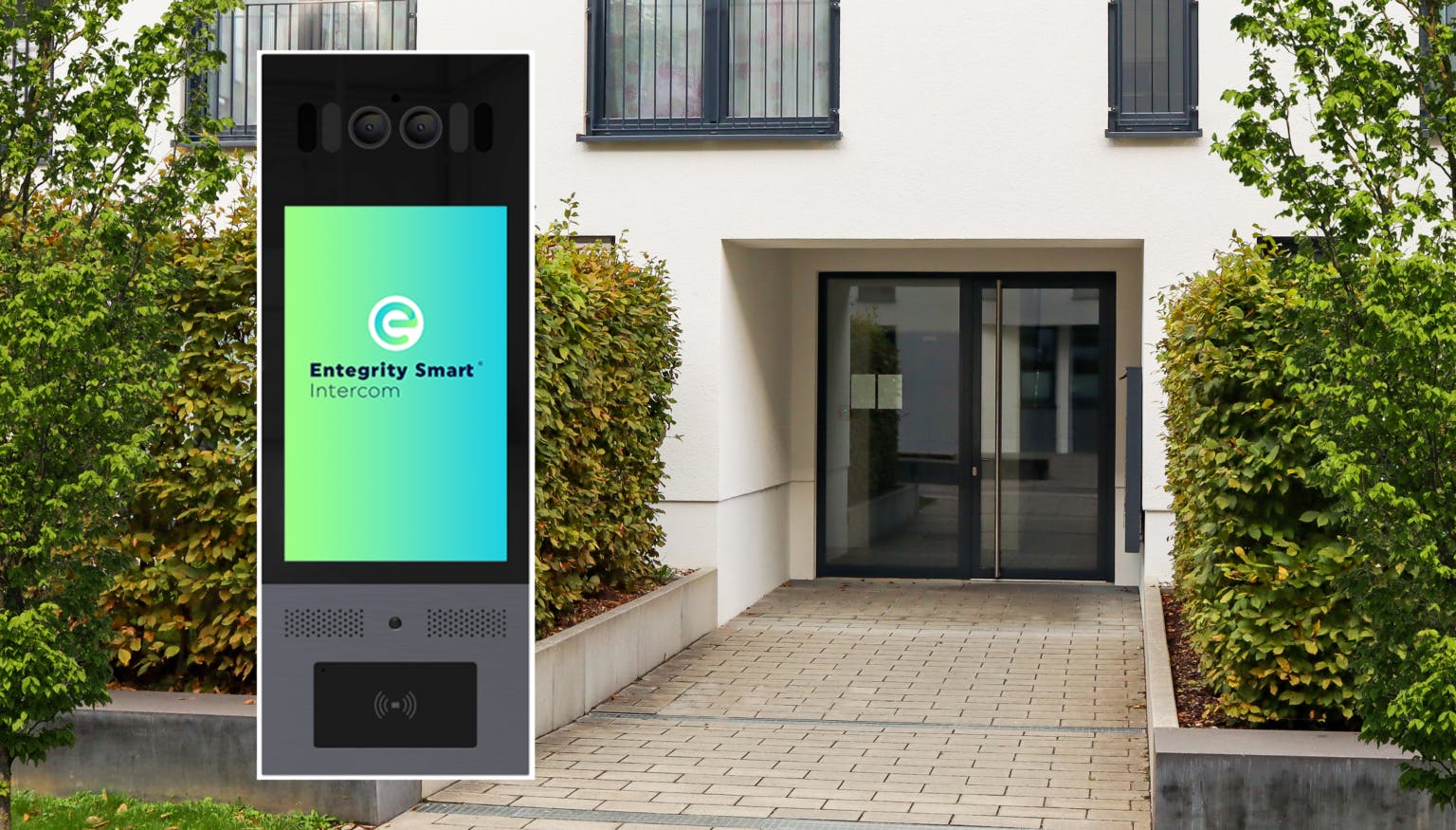 VIZpin expands visitor management and access control with Entegrity Video Intercom Panel