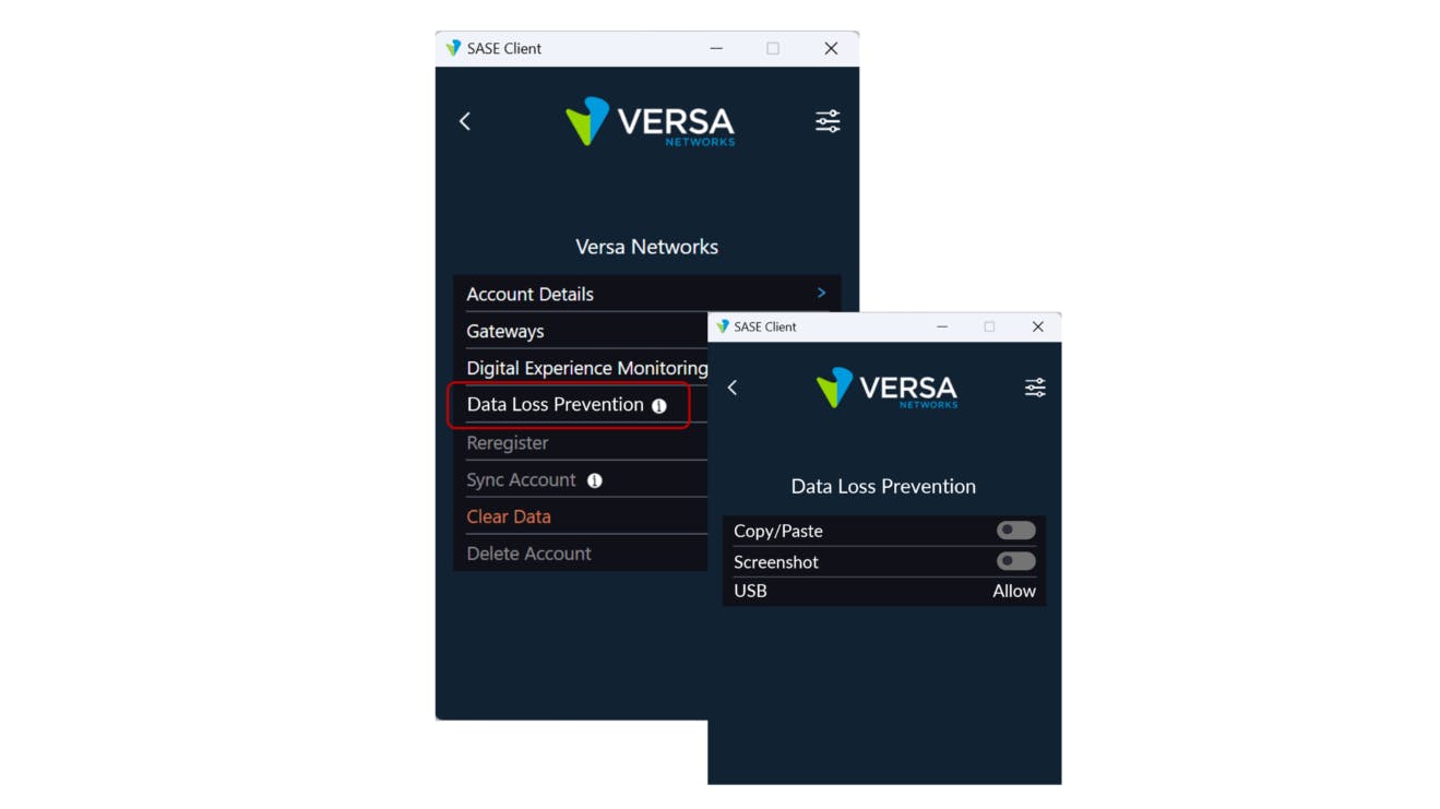 Versa introduces integrated endpoint data loss prevention with Versa Endpoint DLP
