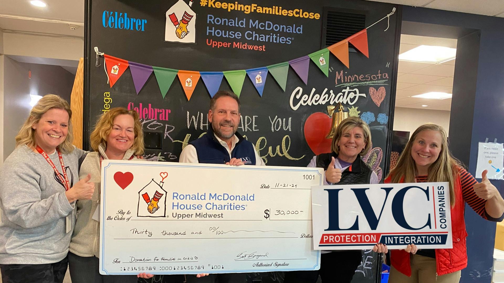 LVC Companies&rsquo; holiday fundraiser donates $30,000 to Ronald McDonald House Charities