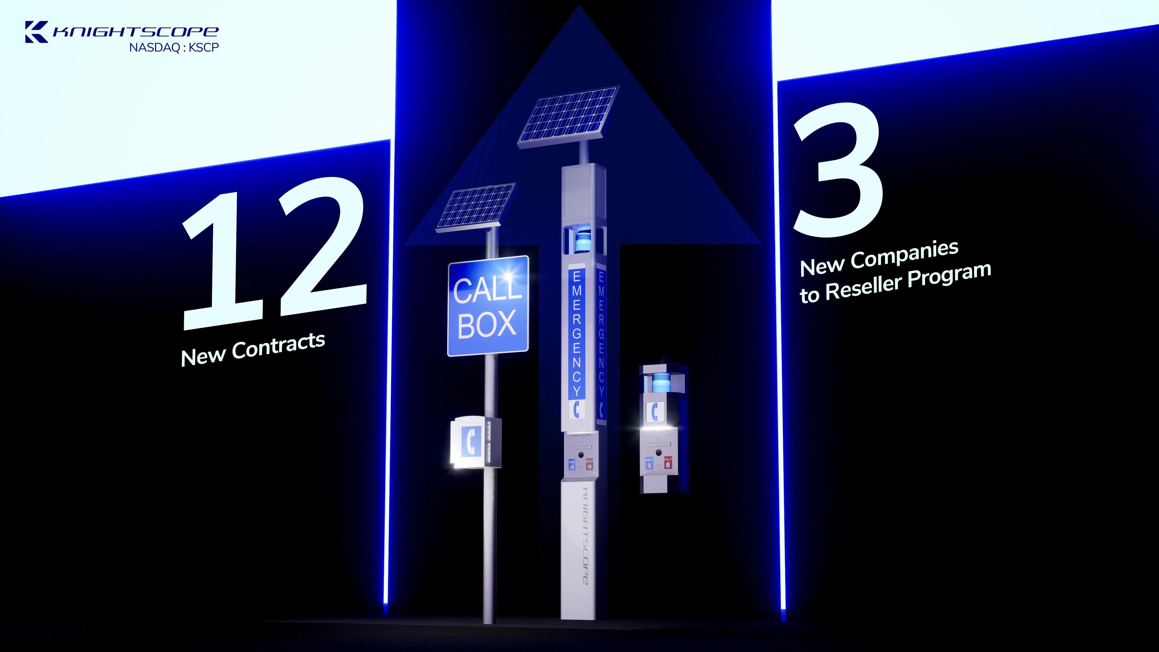 Growth in Knightscope emergency communications continues with 12 new contracts