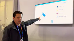Gregg Rouse, President of Asahi Kasei Microdevices, demos the company's millimeter wave technology in a fall detection application at CES 2025. Gregg Rouse, President of Asahi Kasei Microdevices, demos the company's millimeter wave technology in a fall detection application at CES 2025.