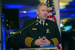 FDNY Chief of Department John Esposito delivering the keynote speech FDNY Chief of Department John Esposito delivering the keynote speech