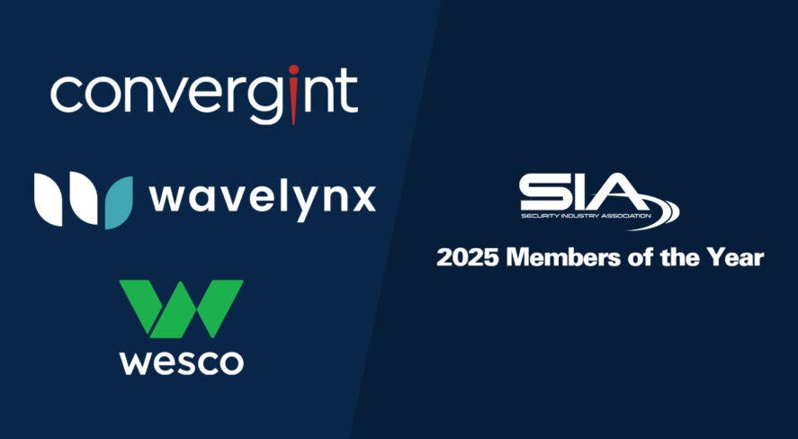 SIA names Convergint, Wavelynx, and Wesco as 2025 Members of the Year