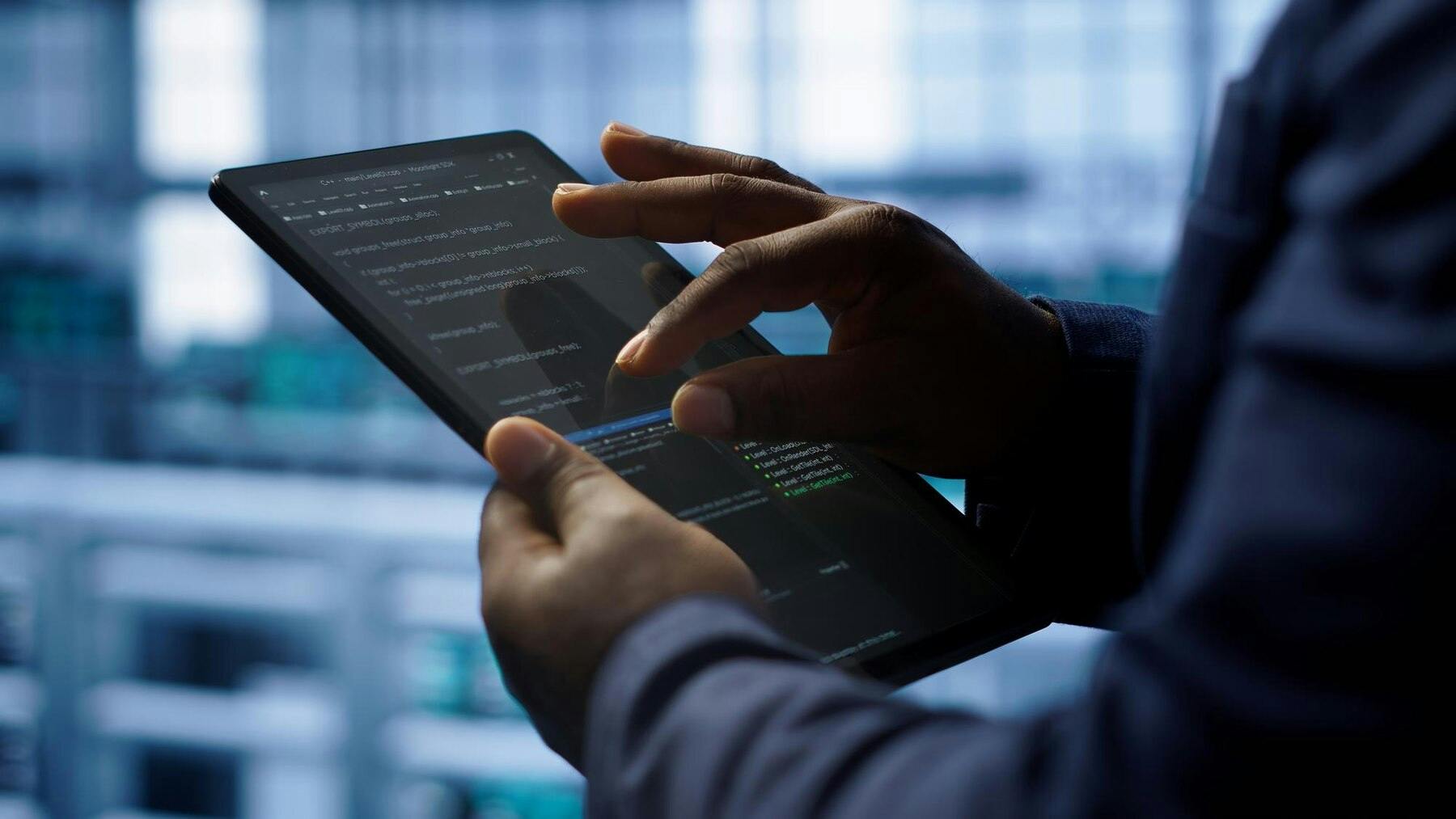 67c229bd21e07ede402bd94b Closeupshotworkerserverroomusingtablet 48225711540