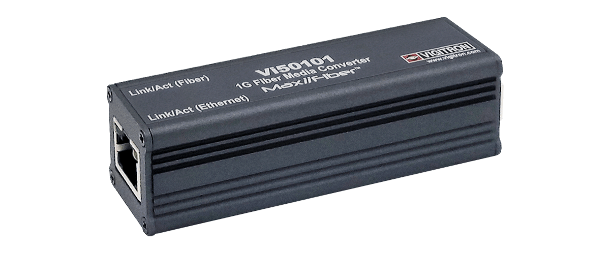 Vi50101 Mini Fiber Media Converter from Vigitron
