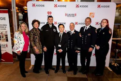 Fire safety leaders from Kidde, FDNY and FDNY Foundation join local home fire survivor Luke Tam-Han Fire safety leaders from Kidde, FDNY and FDNY Foundation join local home fire survivor Luke Tam-Han