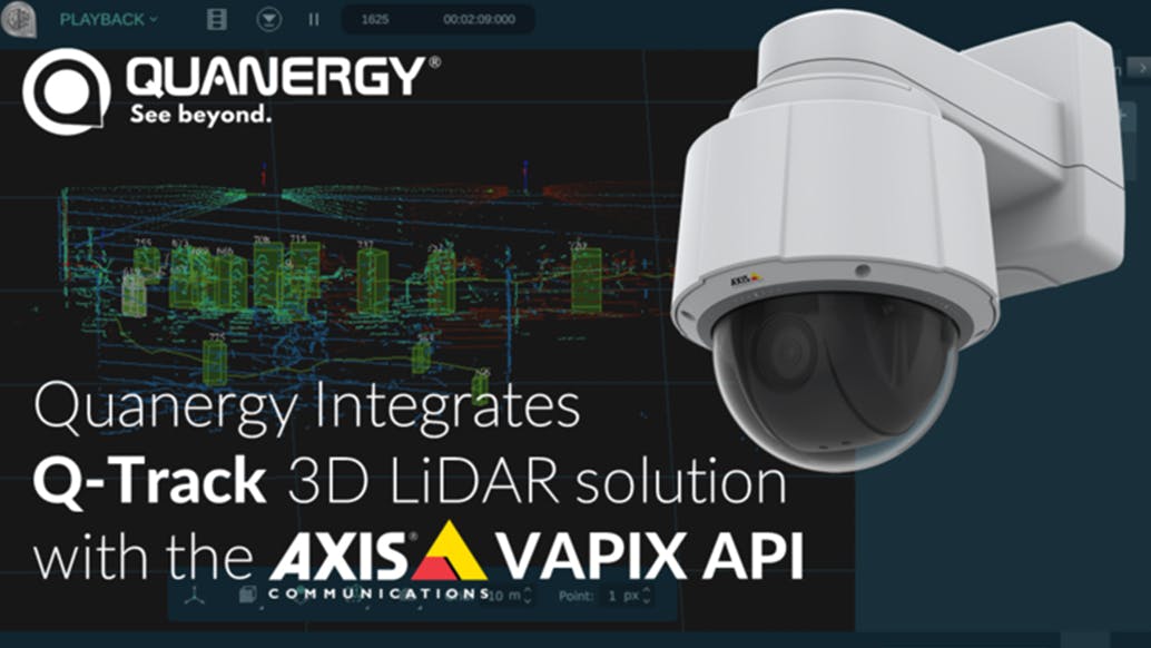 Quanergy integrates Axis VAPIX to enhance 3D LiDAR security with video intelligence