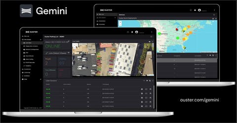 Ouster Gemini cloud portal