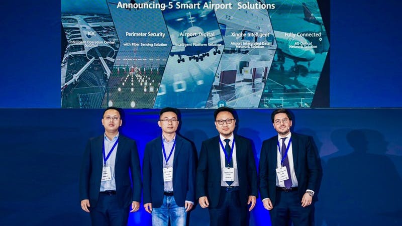 Huawei executives, including Mr. Dong Fangshuo, Vice President of Huawei's Smart Transportation BU, Mr. Yang Guojie, Director of Transportation Industry Solution Domain from Huawei's Data Communication Product Line, Eric Liu, Chief Engineer of Huawei Optical Network Business, and Dr. Rachad Nassar, Director of Global Business & Strategic Partners of Huawei's Smart Transportation BU attended the launch event.