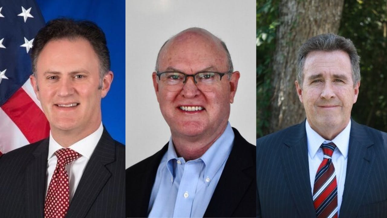 (L-R): Nathan Sales, Jay Humphlett, John Mulligan