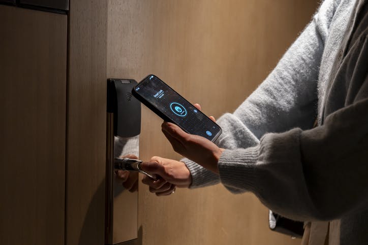 Mobile credentials using Bluetooth or NFC are a key part of PKOC&rsquo;s future-ready approach to simplifying access control without compromising security or interoperability.