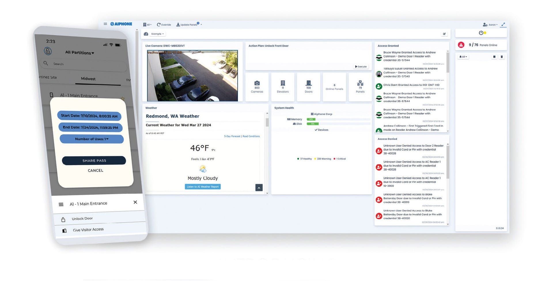 Aiphone expands AC Nio access control management software to the cloud