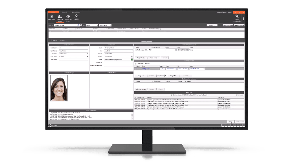 Command Centre Cardholder Management Interface