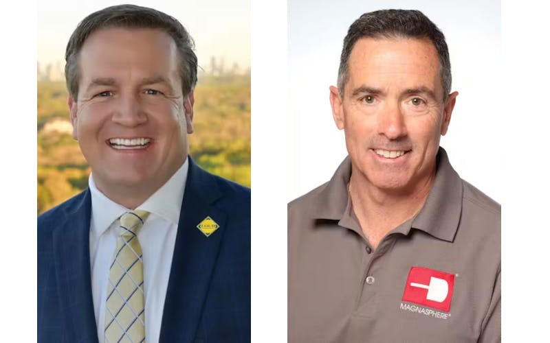 John Loud (left), President of LOUD Security, and Mike Keegan (right), Vice President of Security Product Sales at Magnasphere Corp., were honored by ESA for their decades of leadership, innovation, and service that have helped shape the future of the security industry.