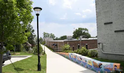 Smart lighting fixtures installed along a public trail in Tucker, Ga., integrate security cameras, video analytics and public WiFi to enhance safety and connectivity. Smart lighting fixtures installed along a public trail in Tucker, Ga., integrate security cameras, video analytics and public WiFi to enhance safety and connectivity.