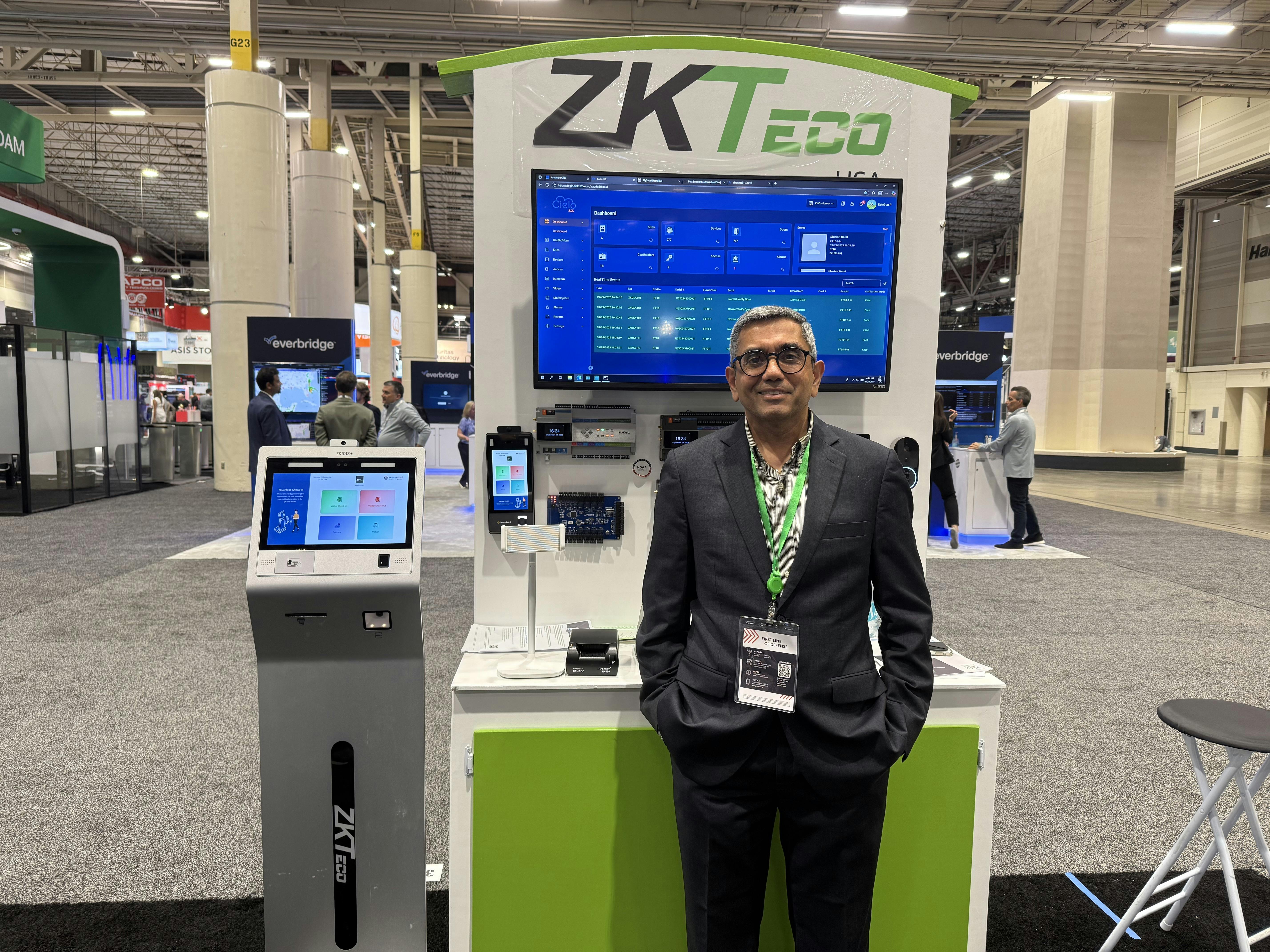 ZKTeco USA President Manish Dalal is excited to be back at GSX this year with a bigger presence.