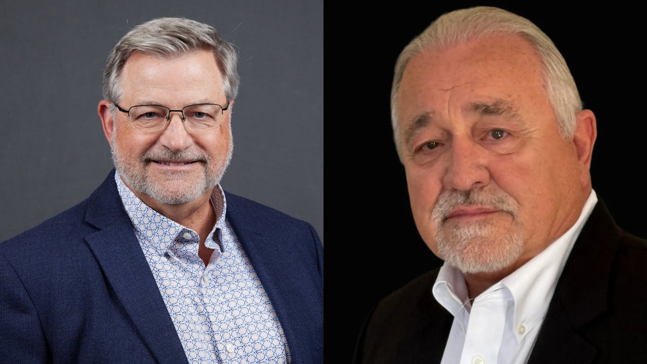 Thomas 'Tad' Dowdy (L); Milt Newman (R)