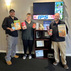 IPS employees helped stock food pantries in Cincinnati and Columbus, Ohio, Lexington, Ky., and Nashville, Tenn. IPS employees helped stock food pantries in Cincinnati and Columbus, Ohio, Lexington, Ky., and Nashville, Tenn.