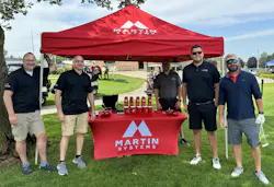 One of the Zeus Fire & Security Hubs, Martin Systems, sponsored a golf charity event. One of the Zeus Fire & Security Hubs, Martin Systems, sponsored a golf charity event.