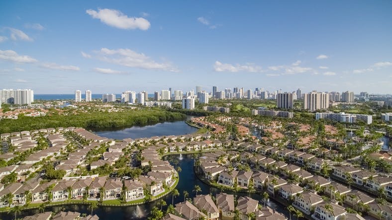 A multifamily housing community in Florida. New state legislation encourages property owners and operators to adopt CPTED-based safety measures that can reduce liability and enhance resident security.