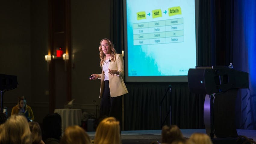 Security LeadHER attendees participate in networking and educational sessions during a past conference focused on advancing and empowering women in the security industry.