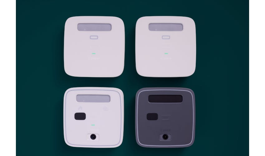 PLACE is a suite of smart smoke and carbon monoxide detectors from Gentex that combines room-specific safety, comfort and security features into a single system managed through the PLACE app.