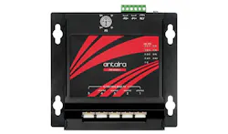 Antaira Technologies’ FNP-0500G-T Ethernet switch is designed for flat mounting in control cabinets where installation depth is limited. Antaira Technologies’ FNP-0500G-T Ethernet switch is designed for flat mounting in control cabinets where installation depth is limited.