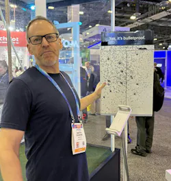 To withstand forced entry attempts, Martin Diamond built the Pawport pet door from aircraft-grade aluminum and steel that can actually stop bullets. To withstand forced entry attempts, Martin Diamond built the Pawport pet door from aircraft-grade aluminum and steel that can actually stop bullets.