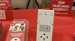 FireAvert, created by firefighter Peter Thorpe of Provo, Utah, plugs into a stove and monitors for the specific sound pattern of smoke alarms, triggering a relay switch to disconnect power and prevent a fire. FireAvert, created by firefighter Peter Thorpe of Provo, Utah, plugs into a stove and monitors for the specific sound pattern of smoke alarms, triggering a relay switch to disconnect power and prevent a fire.