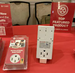 FireAvert, created by firefighter Peter Thorpe of Provo, Utah, plugs into a stove and monitors for the specific sound pattern of smoke alarms, triggering a relay switch to disconnect power and prevent a fire. FireAvert, created by firefighter Peter Thorpe of Provo, Utah, plugs into a stove and monitors for the specific sound pattern of smoke alarms, triggering a relay switch to disconnect power and prevent a fire.