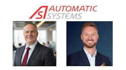 Andrew Saabas, left, has joined Automatic Systems as technical services manager, while Derek Whitis has been named regional sales manager for the Western U.S. Andrew Saabas, left, has joined Automatic Systems as technical services manager, while Derek Whitis has been named regional sales manager for the Western U.S.