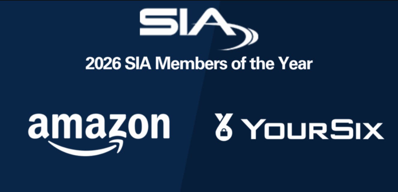 Amazon and YourSix will be recognized at The Advance for their leadership, active participation in SIA programs, and contributions to the security industry.