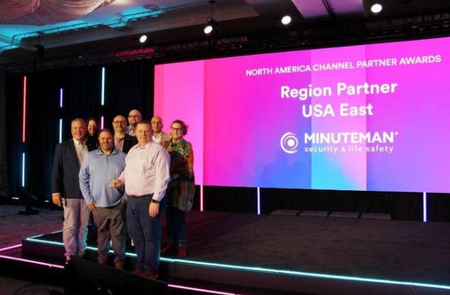 Award highlights sales performance, year-over-year growth, and outstanding customer service, delivering Genetec solutions.