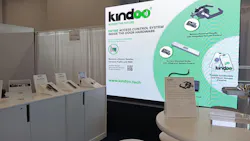 Kindoo booth ready for the opening of ISC West 2026. Kindoo is a first-time exhibitor. Kindoo booth ready for the opening of ISC West 2026. Kindoo is a first-time exhibitor.