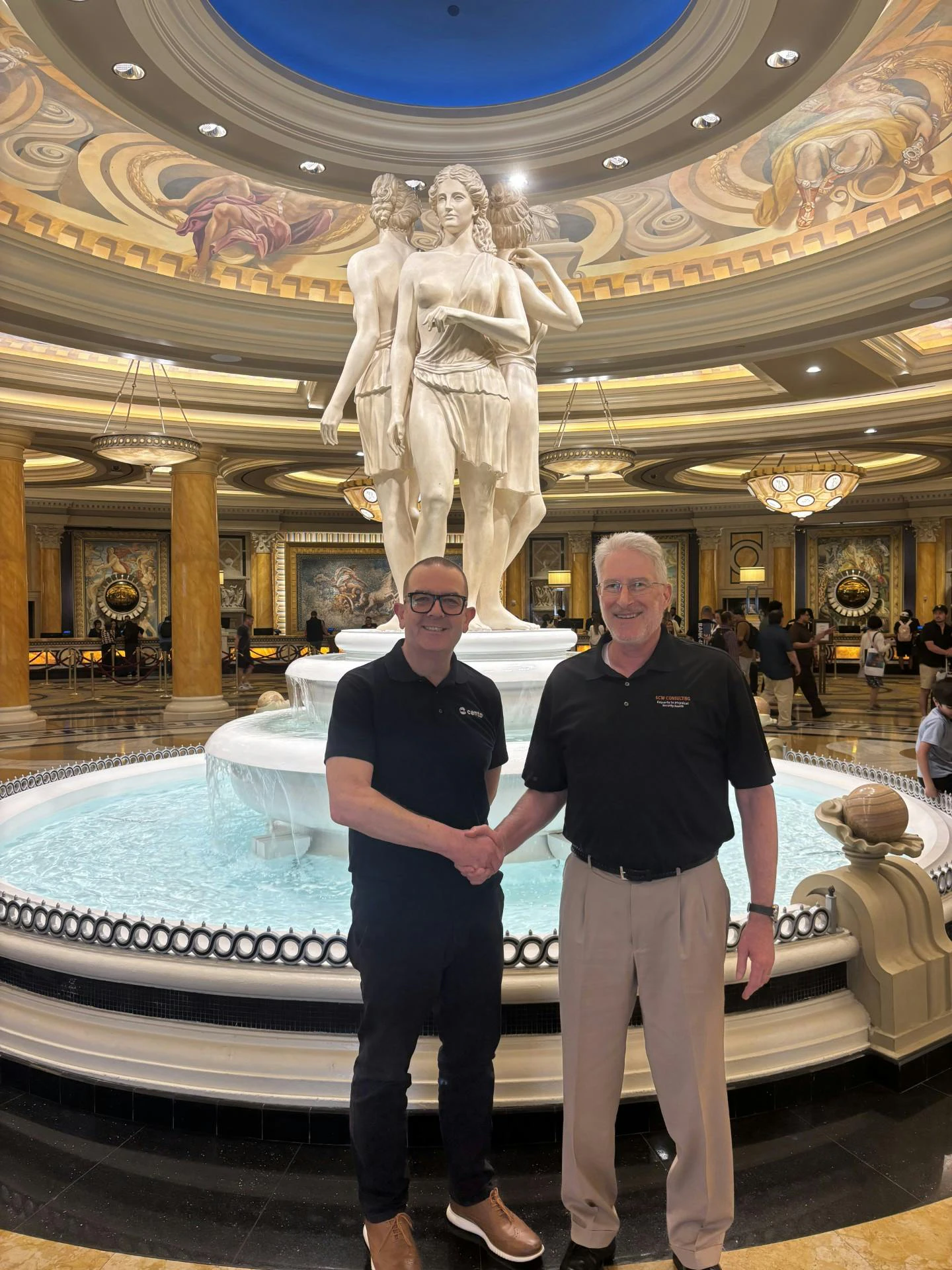 Cento CEO Brett Ennals, left, and Tom Verzuh, founder of SCW Consulting, bring together decades of experience as the firms combine to expand global recruitment capabilities across the security and technology markets.