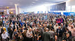 Crowds of ISC West 2026 attendees gather outside the exhibition hall on opening day in Las Vegas, lining up for access to the show floor. Crowds of ISC West 2026 attendees gather outside the exhibition hall on opening day in Las Vegas, lining up for access to the show floor.