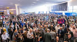 Crowds of ISC West 2026 attendees gather outside the exhibition hall on opening day in Las Vegas, lining up for access to the show floor. Crowds of ISC West 2026 attendees gather outside the exhibition hall on opening day in Las Vegas, lining up for access to the show floor.