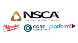 Milwaukee Tool, Core Consultor and Platform1 join NSCA programs aimed at strengthening field operations, service delivery and workforce development across the integration channel. Milwaukee Tool, Core Consultor and Platform1 join NSCA programs aimed at strengthening field operations, service delivery and workforce development across the integration channel.